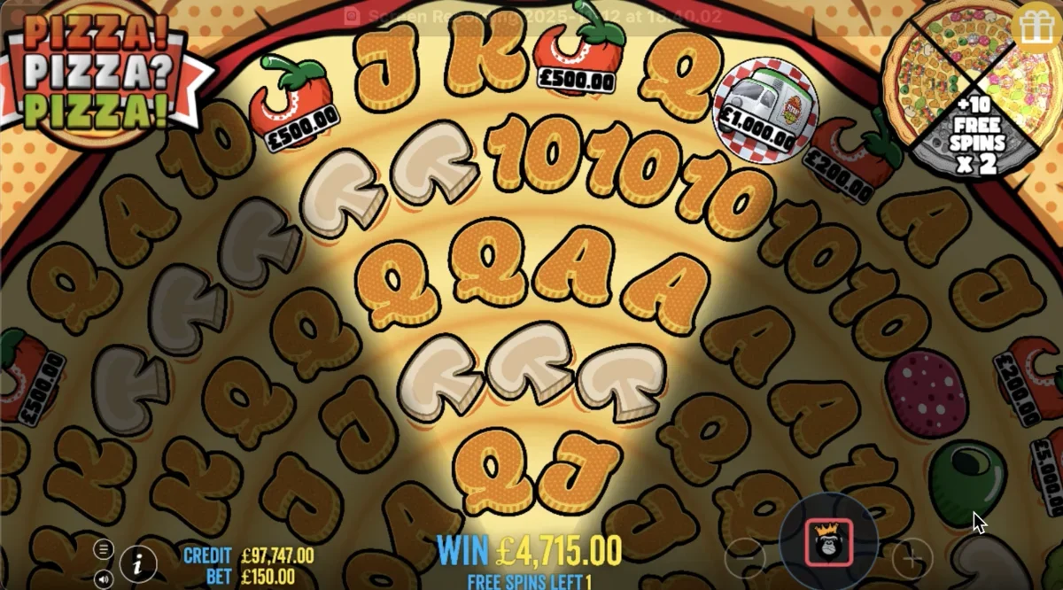 Pizza - FREE SPINS